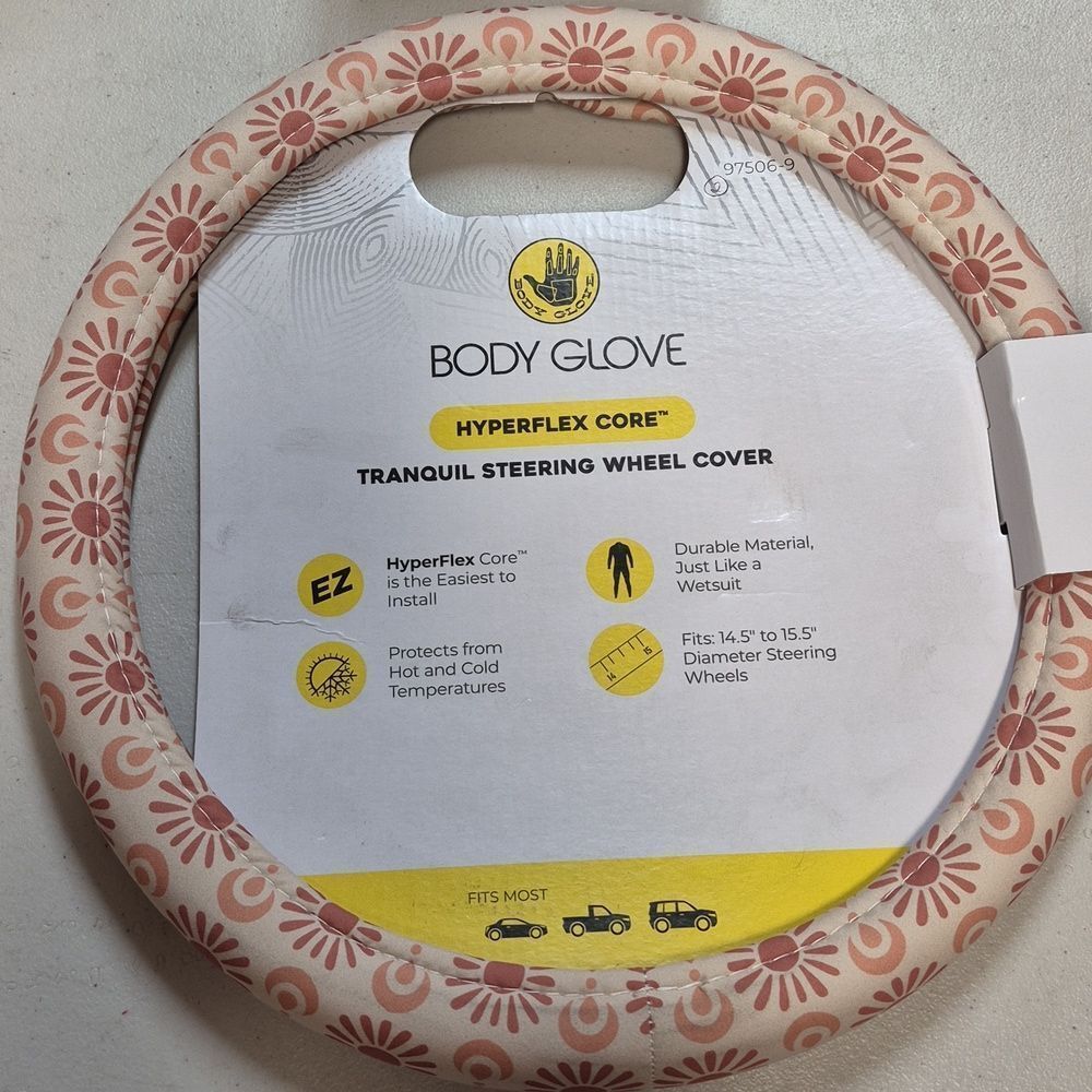 Body Glove Tranquil Hyperflex Steering Wheel Cover - New